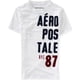 thumbnail image 1 of Aeropostale Stacked Nyc 87 - Camiseta adornada para hombre, color blanco, XX-Large Aeropostale Camiseta adornada, 1 of 1
