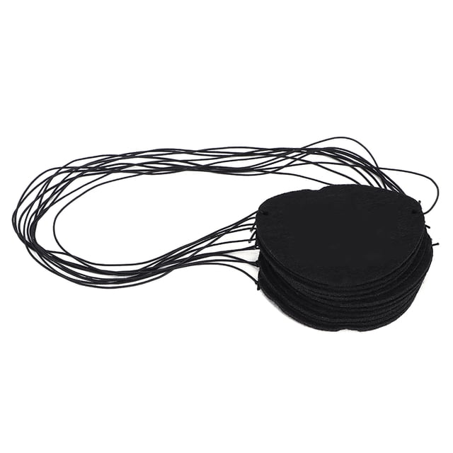 Elastic Band Felt Material Easy To Wear Pirate Eye Patch, Soft Comfortable Skull Eye Cover, Skull Eye Patch, For Pirate-Themed Party Black Rope Pure Color,Black Rope Skull With