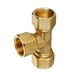 thumbnail image 1 of Conector de Manguera de Latón de 1/2 '' para Tubería de Riego Acoplador de Tubería de Gas de Aire Resistente Escribe un, 1 of 9