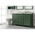 thumbnail image 2 of Legion Furniture 54" MDF/Veneer Wood Double Sink Vanity Cabinet - Vogue Green, 2 of 13