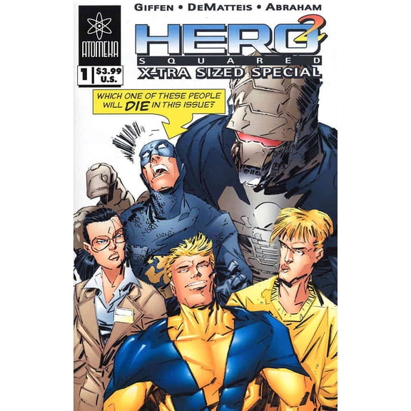 Hero Squared X-Tra Sized Special #1B VF ; Atomeka Comic Book