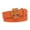 Orange, variant on Iron Cross Buckle Snap-On Faux Leather Belt in Multiple Colors