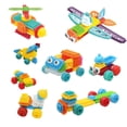 thumbnail image 3 of HLONK Bristle Shape Blocks Build and Play Fun Bricks Set for Boys Girls (82pcs), 3 of 8