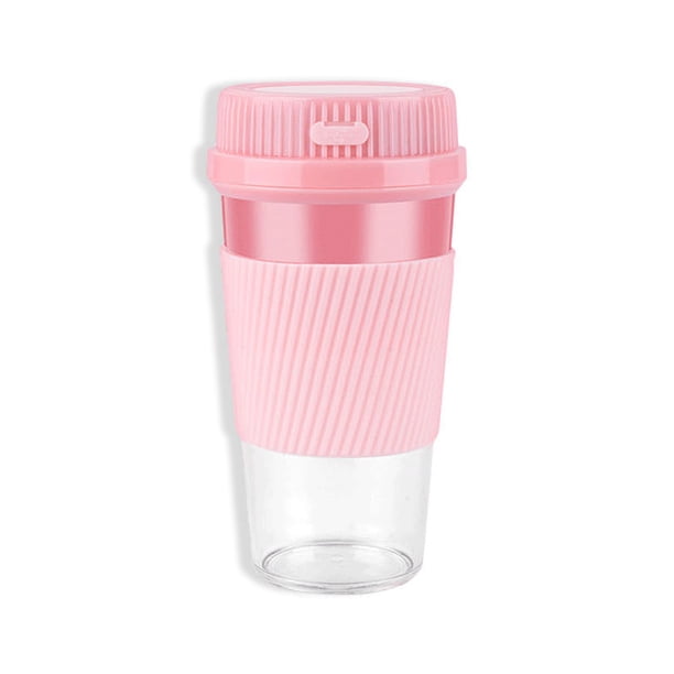 Ounissouiy Exprimidor eléctrico de taza, licuadora antideslizante, exprimidor de naranjas, máquina para hacer frutas a prueba de fugas, batidoras para Electrodomésticos Rosa Ounissouiy HA062540-01B