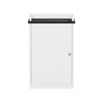 Lavish Home 29-Inch Bathroom Floor Cabinet, White