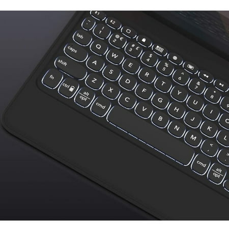 ZAGG - Rugged Book Go Keyboard Folio Case for Apple® iPad® Pro 11" (1st Generation 2018 and 2nd Generation 2020) - Black