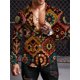 thumbnail image 1 of Camisas de manga larga con estampado retro para hombre, ropa de tendencia étnica, camisetas casuales de manga larga para exteriores de temporada para hombre, camisetas grandes para hombre, 1 of 6