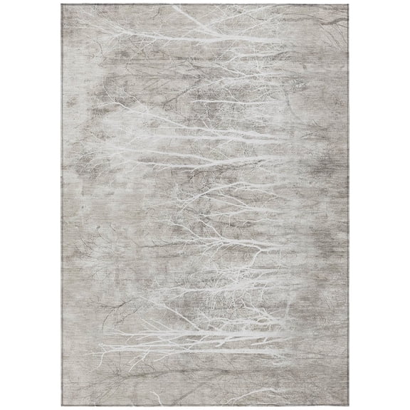 Dalyn Rugs Machine Washable Indoor/Outdoor Chantille ACN2083 Silver 2'6" x 3'10" Rug