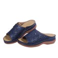 thumbnail image 4 of gakvbuo Summer Slippers For Women Indoor And Outdoor Wide Walking Outdoor SlippersSummer Ladies Embroidered Sandals Casual Footwear Casual Roman Slippers, 4 of 9
