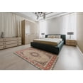 thumbnail image 5 of Ahgly Company Machine Washable Indoor Rectangle Traditional Light French Beige Brown Area Rugs, 8' x 12', 5 of 7