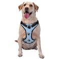 thumbnail image 1 of Lsque french Bulldog Face Pattern Dog Harness, No-Pull Pet Harness with 2 Leash Clips, Adjustable Soft Padded Dog Vest with Easy Control Handle for Large Dogs-Medium, 1 of 6