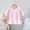 Pink, variant on Bnwani Long Sleeve Toddler Shirts Plain Cotton Crew Neck Sunscreen Thin Printed Tops 24 Months