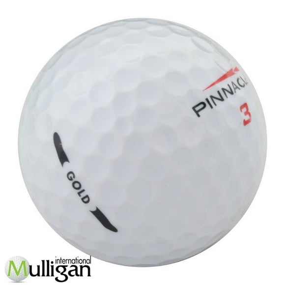 Mulligan - 48 Pinnacle Gold 5A Recycled Used Golf Balls, White