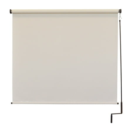 Keystone Fabrics Premium Outdoor Roller Patio Sun Shade 4ft Wide (Cream)