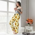 thumbnail image 4 of KLL Womens European-style Pattern Sunflower A Print Pajama Pants Soft Pajama Bottoms for Women Cozy Lounge Pants, 4 of 5