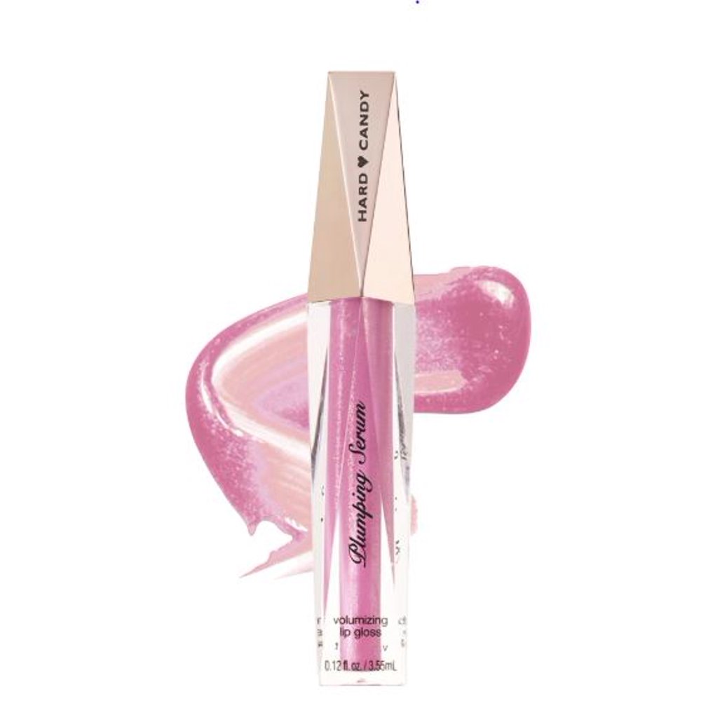 Hard Candy Plumping Serum Volumizing Lip Gloss, 1561 Pink Flamingo