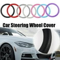 thumbnail image 3 of Food Grade Silicone Car Steering Wheel Cover Universal For All Seasons Non-Slip Sweat-Absorbent Steering Wheel Handle Cover Round D-Shaped Universal, 3 of 9