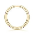 thumbnail image 2 of ANGARA Natural 0.3 Ct. Amethyst Stackable Wedding Ring in 14K Yellow Gold for Women (Ring Size: 5.5), 2 of 9