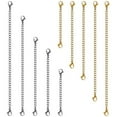 thumbnail image 1 of Collier en Or en Acier Inoxydable avec Plusieurs Rallonges et Pendentifs pour Longueurs Ajustables, 1 of 7