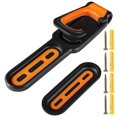 thumbnail image 2 of Bike Storage Garage Wall Bike Storage Rack Mount Hanger Hook Holder Showing Stand Orange ABS Heavy Duty Steel 1Set, 2 of 4