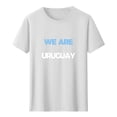 thumbnail image 2 of Gamivast "We Are Uruguay" Graphic T-Shirt for Women Soccer Fan Apparel Short Sleeve Crew Neck Tee Soft Lightweight Summer Sports Everyday Comfortable Top White XXL, 2 of 5