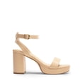 thumbnail image 2 of Sandalia DREAM PAIRS Plataforma Tacón Alto Cuadrado Nude 7.5, 2 of 8