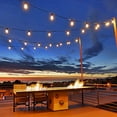 thumbnail image 2 of Novelty Lights Outdoor String Light Replacement Bulbs, 25 Pack S14 LED Edison Shatterproof Plastic, E26 Base, 30,000-Hour Lifespan, 2200K Warm White, 2 of 6