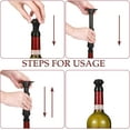 thumbnail image 3 of para preservador de bomba de vacío Wine Saver, corchos de goma para botellas para conservar el vino, 3 of 5