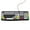 Colorful black, variant on Whaledi Ergonomic Keyboard Waterproof Silicone Keyboard Protector for K120 MK120