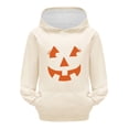 thumbnail image 6 of KAUOD Youth Cotton Pumpkin Hoodies Thick Warm Fleece Halloween Pullover Hoodie Sweatshirts Teen Kids Girls Oversized Tops, 6 of 8