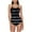 Black, variant on UTSJKR Womens Striped One Piece Swimsuit Athletic Training Tummy Control Bathing Suits 2025 Beach Slimming Swimwear Black XXXXXL
