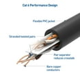 thumbnail image 5 of Cable Matters Snagless Cat6 Ethernet Cable (Cat6 Cable / Cat 6 Cable) in Black 30 Feet - Available 1FT - 150FT in Length, 5 of 7