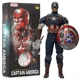 thumbnail image 4 of Figuras de acción de Marvel 1/6 Capitán América 12 Vengadores, modelo de exhibición, figuras de Iron Man, regalos de soldados de juguete, regalos de Thor Hammer Boy, 4 of 5