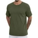 thumbnail image 2 of pstuiky Camiseta deportiva de manga corta fina de seda de hielo para hombre, sin costuras, de talla grande, transpirable y de secado rápido, de manga corta y cuello redondo., 2 of 5