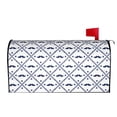 thumbnail image 3 of Fotbe Hipster Mustache Mailbox Covers Post Letter Box Cover Garden Decor Standard Size-21x18 in, 3 of 9