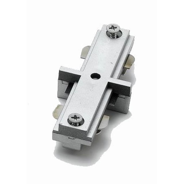 Cal LightingHT-286-BS Straight Connector without Power Entry for HT Track Systems- Brushed Steel