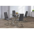 thumbnail image 1 of Grey ContourLux 5-PC Dining Collection, 1 of 1