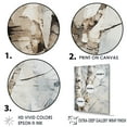 thumbnail image 3 of Designart "Grey Sycamore Shade Minimalism II" Tree Sycamore Floater Framed Canvas Wall Art, 3 of 5
