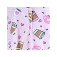 thumbnail image 2 of Elegant Emily  Plush Coffee Print Sleep Gown (Women's), 2 of 2