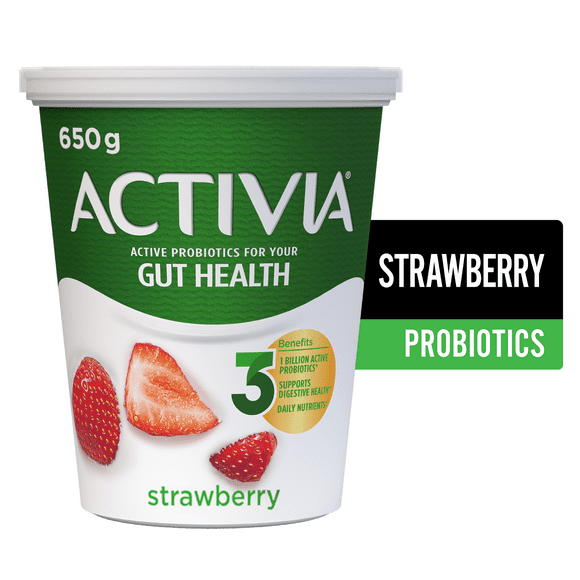 Activia Probiotic Yogurt, Strawberry, 650 g