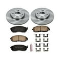 thumbnail image 3 of Power Stop Front Stock Replacement Brake Pad and Rotor Kit KOE5817, 3 of 8