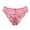 Hot Pink, variant on Women's Panties Women Panties Lace Transparent Hollow Out Underwear Comfort Seamless Low Waist Briefs Lenceria Thong Pink L