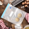 thumbnail image 4 of Sacs de Rangement Alimentaire Réutilisables Conteneur de Stockage sous Vide avec Fermeture Éclair Cuisson sous Vide Congélateur Confortable Doux Vintage Luxe, 4 of 5