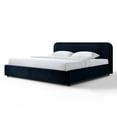 thumbnail image 7 of Omax Decor Chloe Upholstered Platform King Bed in Blue Fabric, 7 of 7