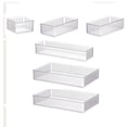 thumbnail image 2 of Luzkey Makeup Organizer Bathroom Organizer Acrylic Multipurpose Container Desktop Storage Box Vanity Storage Bin for Dresser Cabinet 6 Pieces, 2 of 8