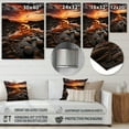 thumbnail image 4 of Designart "Glowing Sunset in Florida" Florida Metal Wall Art, 4 of 5