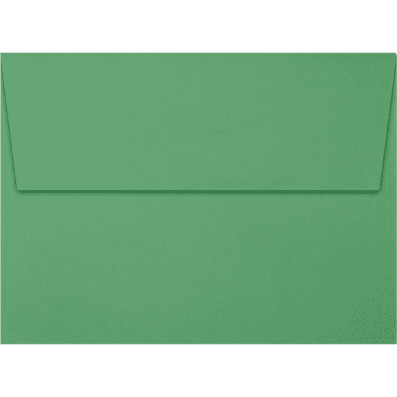 LUXPaper A6 Peel & Press Invitation Envelopes, 4 3/4 x 6 1/2, 80 lb. Holiday Green, 500 Pack