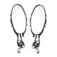 thumbnail image 2 of 2 uds 3/8 pulgadas 10mm espejo retrovisor lateral para bicicleta deportiva Chopper ATV Quad negro Cola motocicleta 10mm espejo, 2 of 8