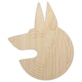 thumbnail image 1 of Anubis Head Egyptian God of Death Wood Shape Unfinished Piece Cutout Craft DIY Projects - 6.25 Inch Size - 1/8 Inch Thick, 1 of 7