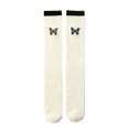 thumbnail image 5 of Godderr 2 Pairs Girls Knee-High Socks for Kids Toddler Solid Color Stockings Cotton Student Socks Baby Spring Fall Thigh High Socks, 5 of 9